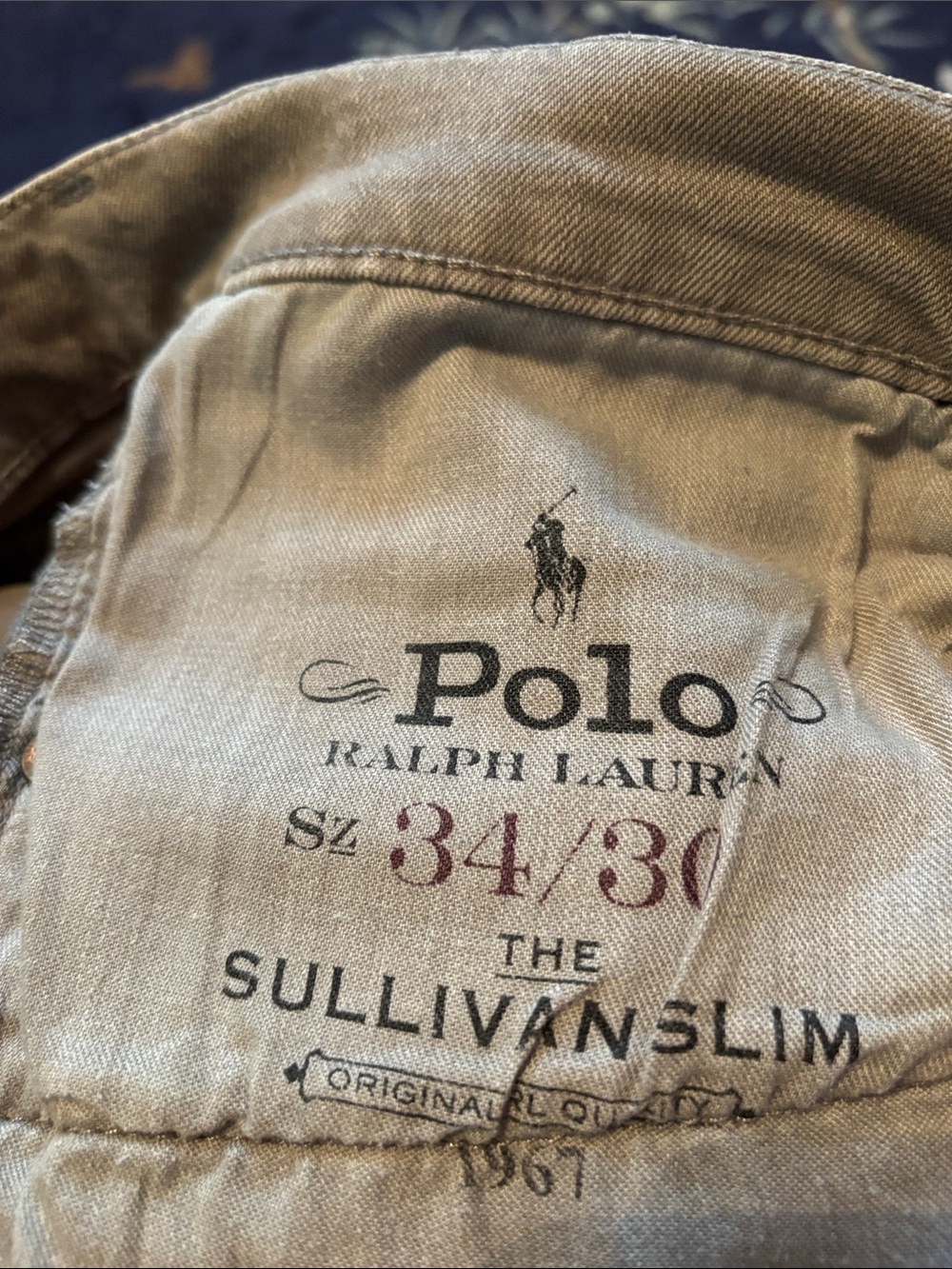 Polo by Ralph Lauren Slim Jeans in Light Khaki